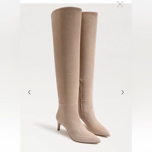 Sam Edelman Ursula Tall Boot, Suede Warm Oat, 7